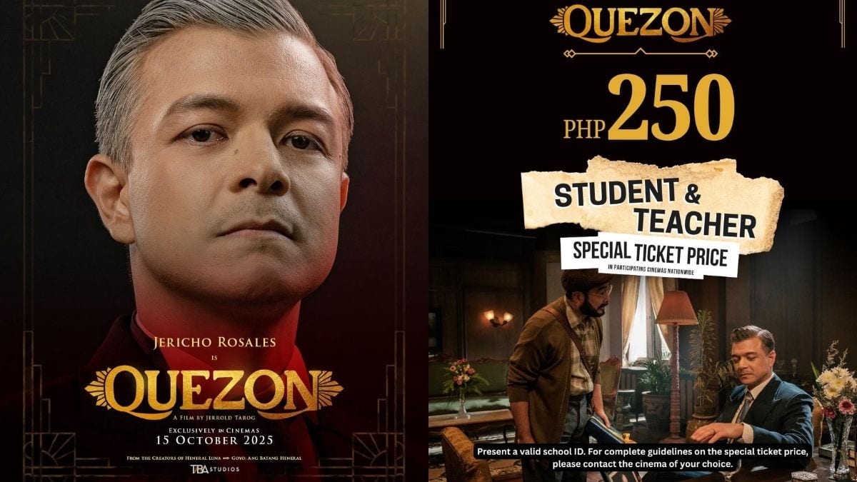 “Quezon” Movie Offers Special Ticket Price for Students and Teachers